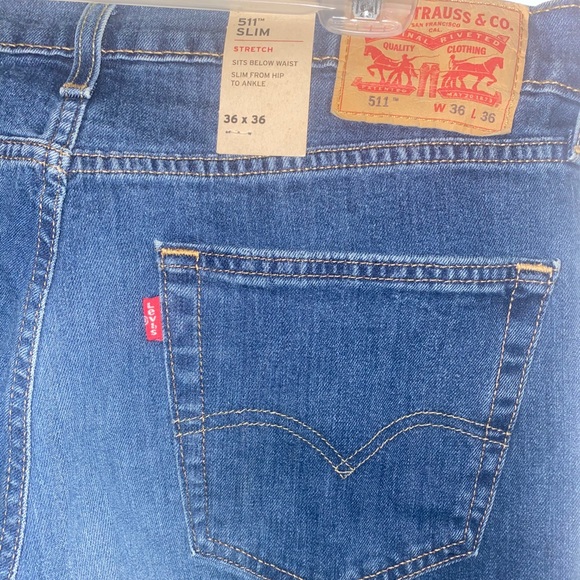 levi's 511 slim from hip to ankle
